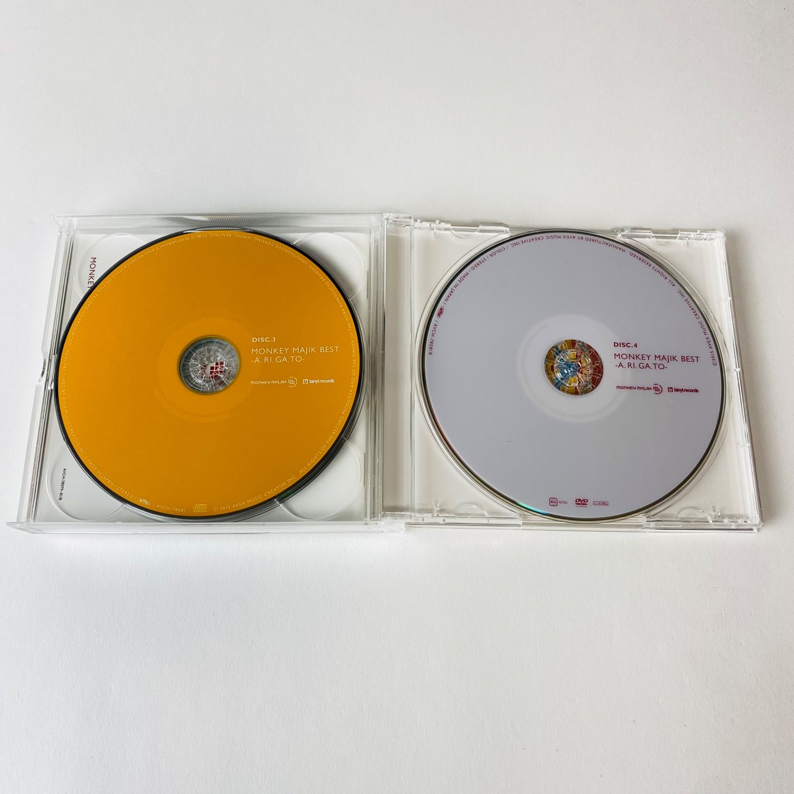 お値下げいたしました❗メジャーリーグ Major DVD 3枚セット MONKEY MAJIK / MONKEY MAJIK BEST-A.RI.GA.TO- [3CD+DVD