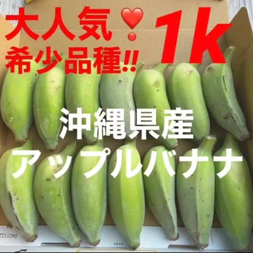 shop限定価格❗️大人気❣️希少品種✨沖縄県産アップルバナナ✨箱別1