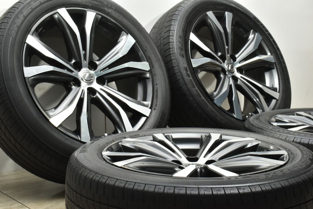 【美品】レクサスRX450h バージョンL純正ホイール、20×8J+30 LEXUS レクサス RX450h バージョンL純正 中古ホイール 4本 8J 20