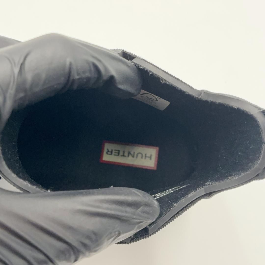 【極美品】HUNTER コマンド チェルシー ラバー ショート ブーツ US8 極美品】HUNTER コマンド チェルシー ラバー ショート ブーツ