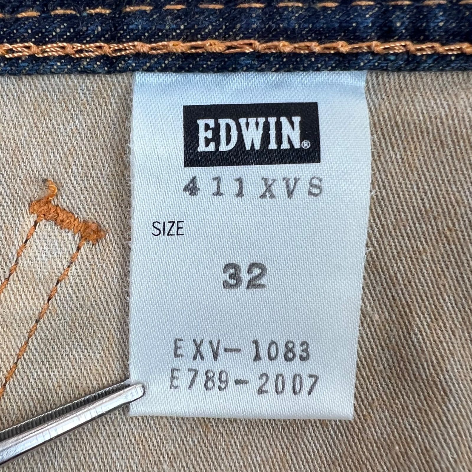 EDWIN boot cut denim pants w32 411XVS grunge y2k エドウィン ブーツ 