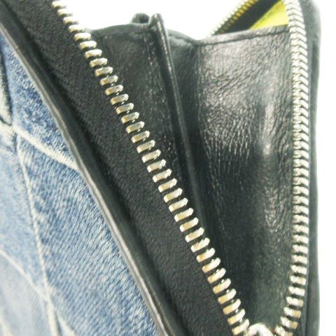 DIESEL* ディーゼル ロゴ デニム ジップウォレット レッド 財布