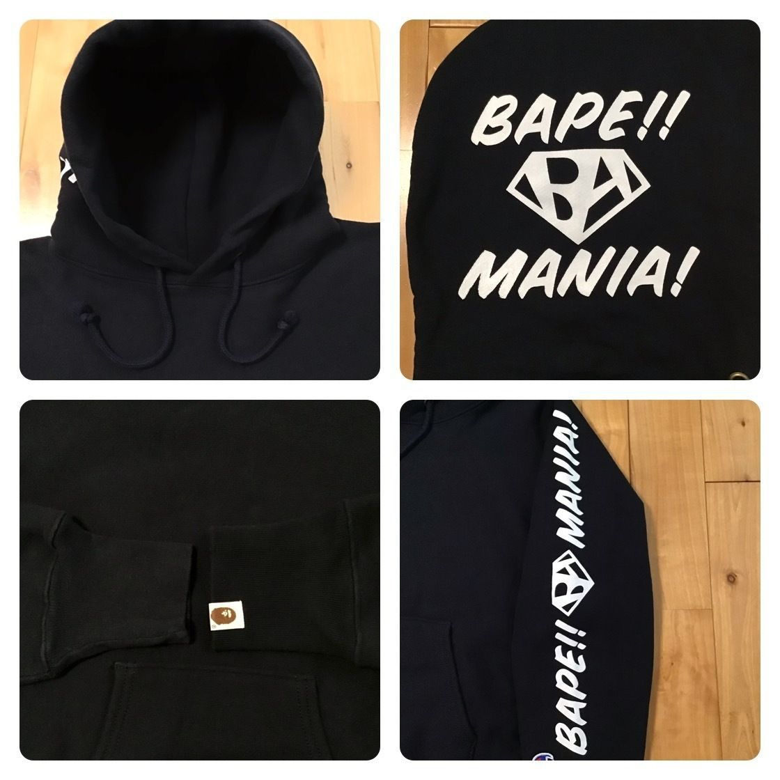 ☆会員限定☆ チャンピオン × BAPE MANIA セットアップ Sサイズ a 