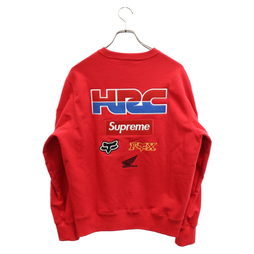 SUPREME (シュプリーム) 19AW ×Honda Fox Racing Crewneck Sweat