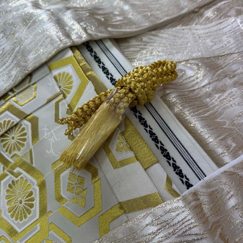 紋付袴 6点セット 着物 羽織 袴 長襦袢 羽織紐 角帯 裄73.6cm 袴