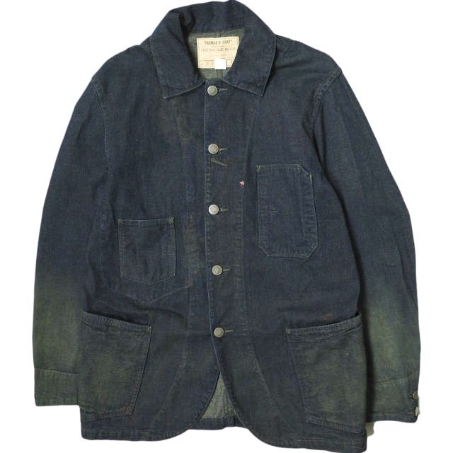 RRL ダブルアールエル アメリカ製 RAILMAN'S JACKET レイルマンズジャケット L インディゴ DOUBLE RL デニム  FARMER’S COAT カバーオール アウター g15283