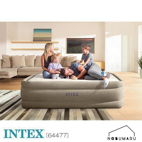 64477] INTEX QUEEN THERMALUX AIRBED サーマラックスエアーベッド