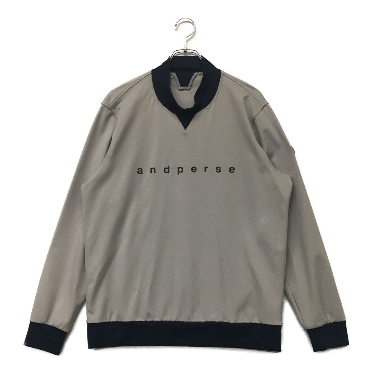 未使用品 メンズ アンパスィ and per se 長袖シャツ LL グレー