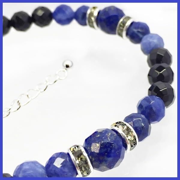ウルフマンBRS WOLFMAN B.R.S シルバー ブレスレット 男女兼用 ラピスラズリ オニキス ソーダライト
