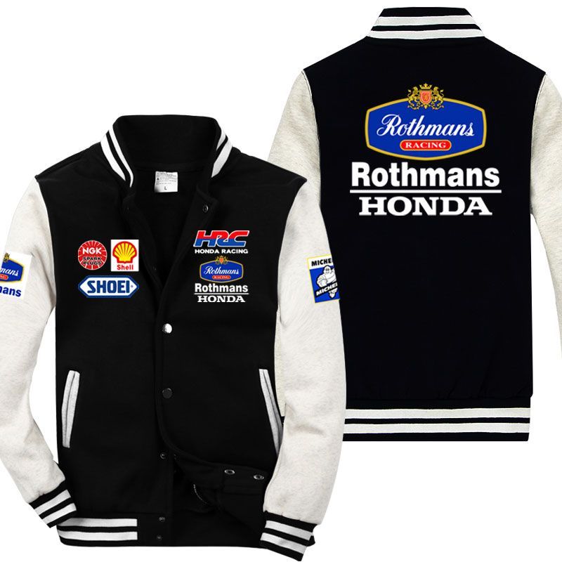 ロスマンズ スレーシング Honda ジャケットRothmans バイクウエアグッズ HRC 冬服 防風 長袖 秋冬新品 - メルカリ