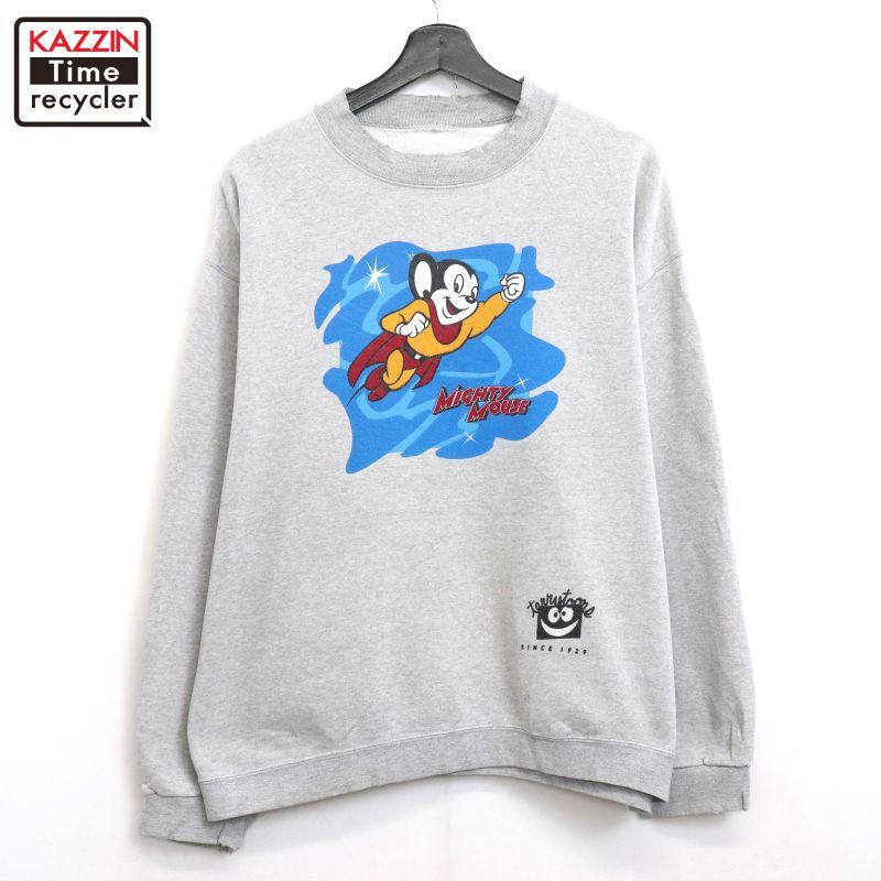 90s vintage MIGHTY MOUSE マイティマウス スウェット