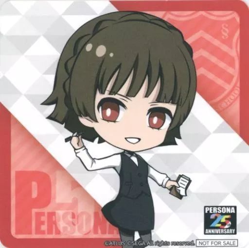 レア　クリアタグ　ペルソナQ2 P5 主人公 新島 真 セガ コラボカフェ ペルソナ』25周年コラボカフェが5月28日より秋葉原＆なんばで