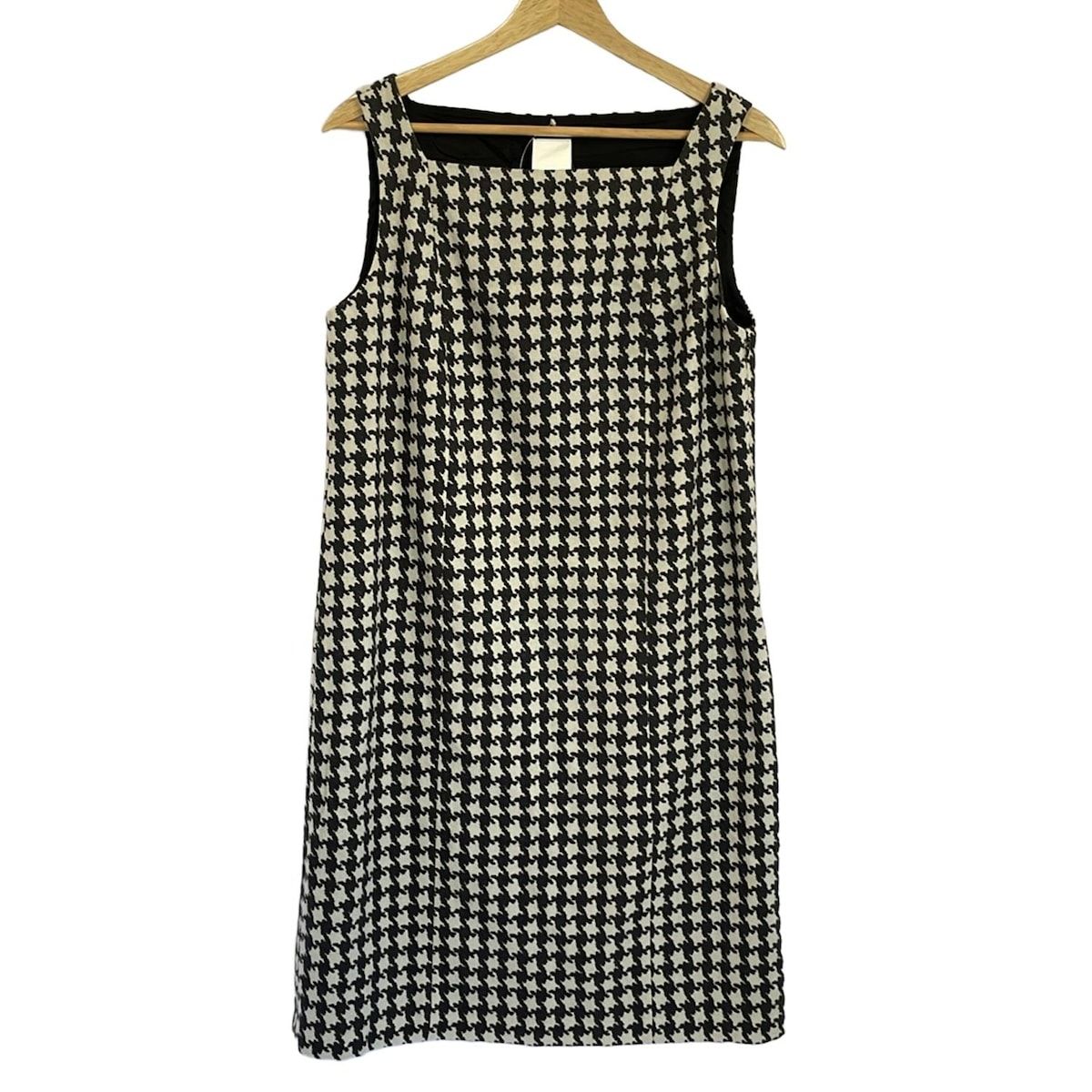 マックスマーラウィークエンド ワンピース サイズ42 M レディース - ダークグレー×ライトグレー ノースリーブ|ひざ丈|千鳥格子柄