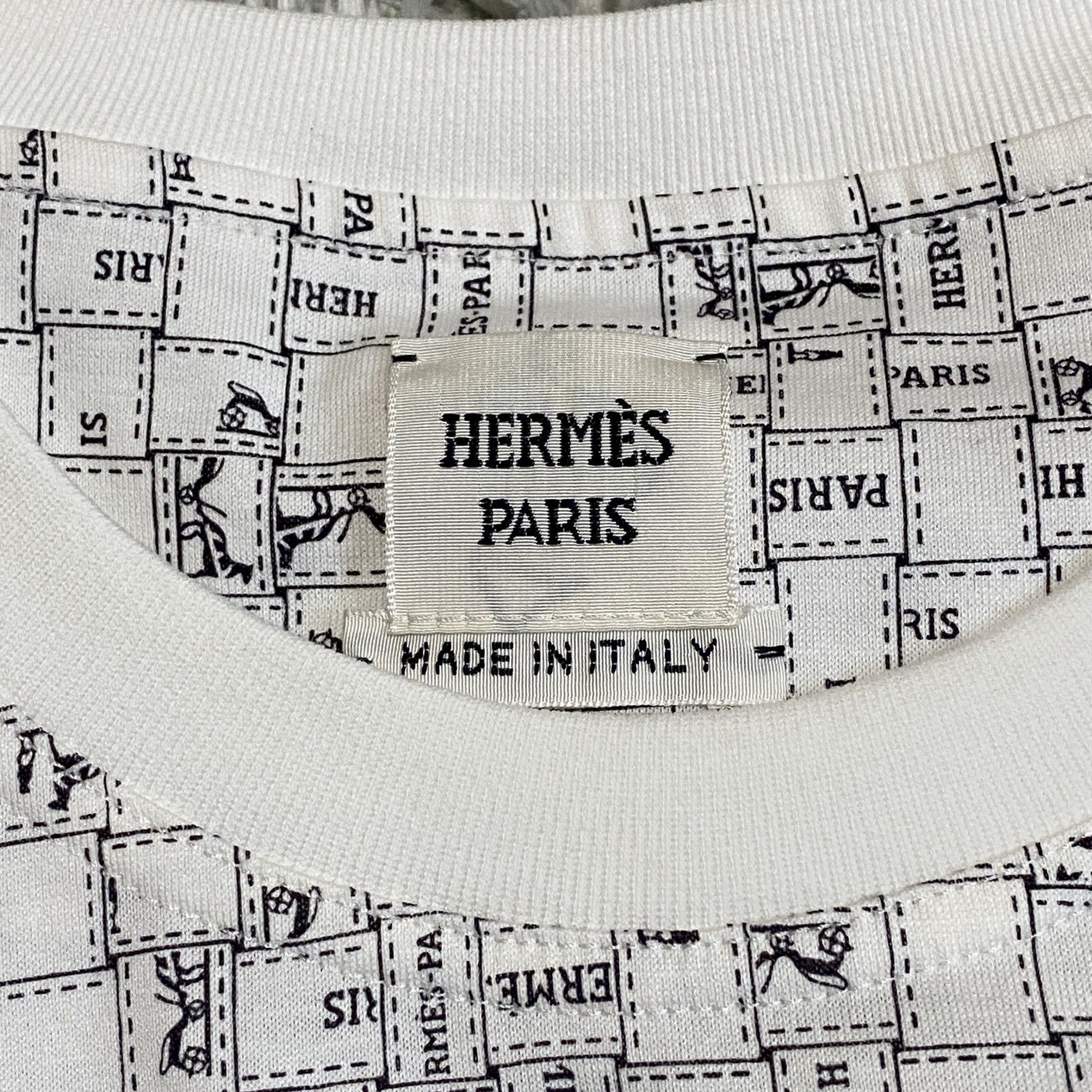 新品 タグ付き エルメス HERMES レディース 5E4645DK Tシャツ
