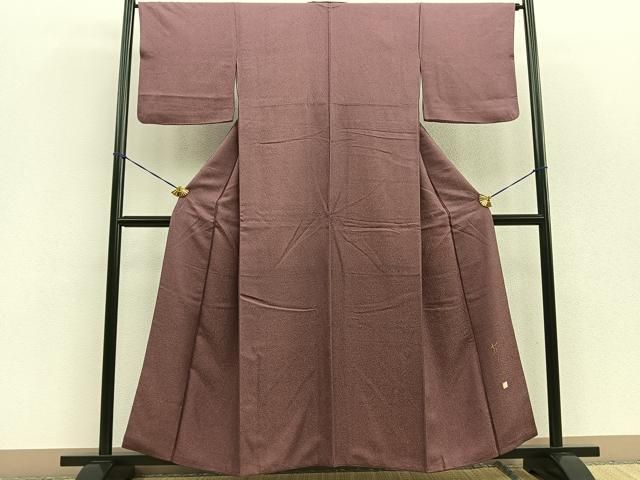 江戸小紋 作家物 寄せ柄 正絹 紋無し 広衿 袷着物 T-2629 江戸小紋 正絹 鮫小紋 ピンクの模様 広衿 袷 着物 U-1929 - メルカリ