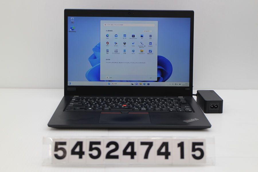 Lenovo ThinkPad X395 Ryzen 3 PRO 3300U 2.1GHz/8GB/256GB(SSD)/13.3W/FWXGA(1366x768)/Win11 【545247415】