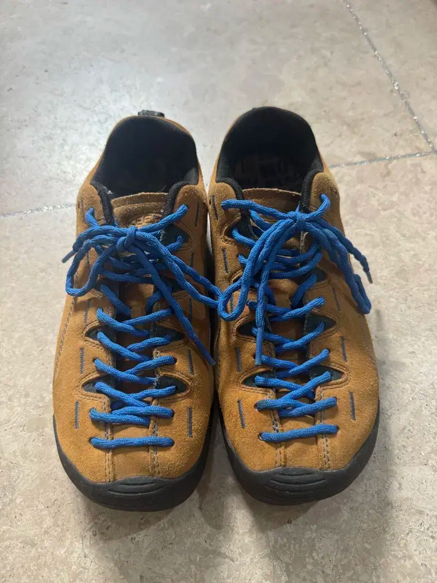 KEEN キーン ジャスパー スエード スニーカーズ キャメル