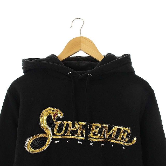 シュプリーム SUPREME 19AW Sequin Viper Hooded Sweatshirt パーカー ...