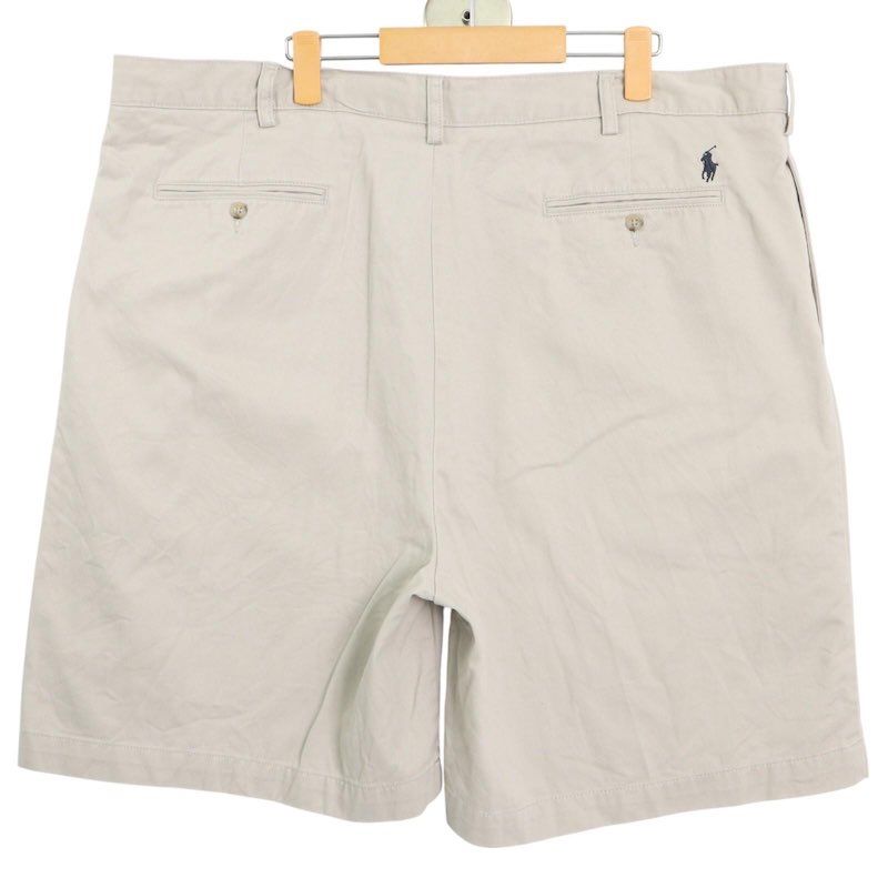 90's 旧タグ ポロラルフローレン ツータック チノショーツ メンズW44B