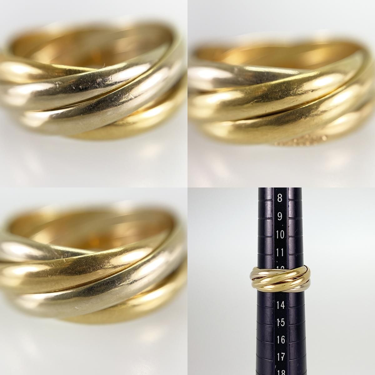 Cartier カルティエトリニティスリーカラーリング　XS 13号 Cartier カルティエトリニティスリーカラーリング XS 13号