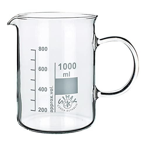 容量 : 1000mL サイマックス(Simax) ガラス手付ビーカー 1000mL /3-6008-04