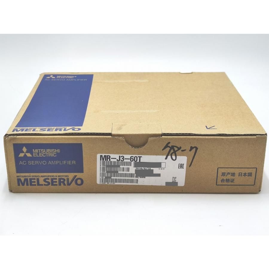 インボイス対応 箱マジック書込 箱いたみあり 2018年製 新品 三菱 サーボアンプ MR-J3-60T