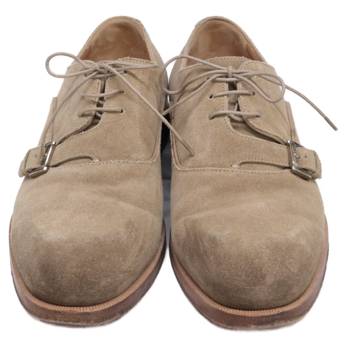 Christian Louboutin クリスチャンルブタン スエード プレーントゥ シューズ 41