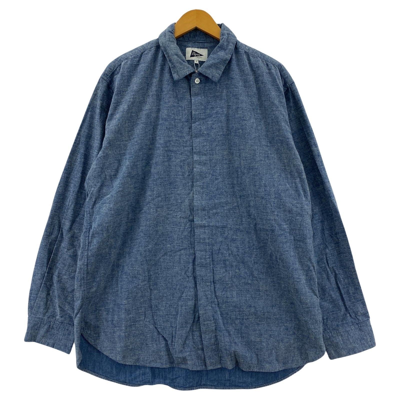 Pilgrim Surf Supply　長袖シャツ　ブルー　M