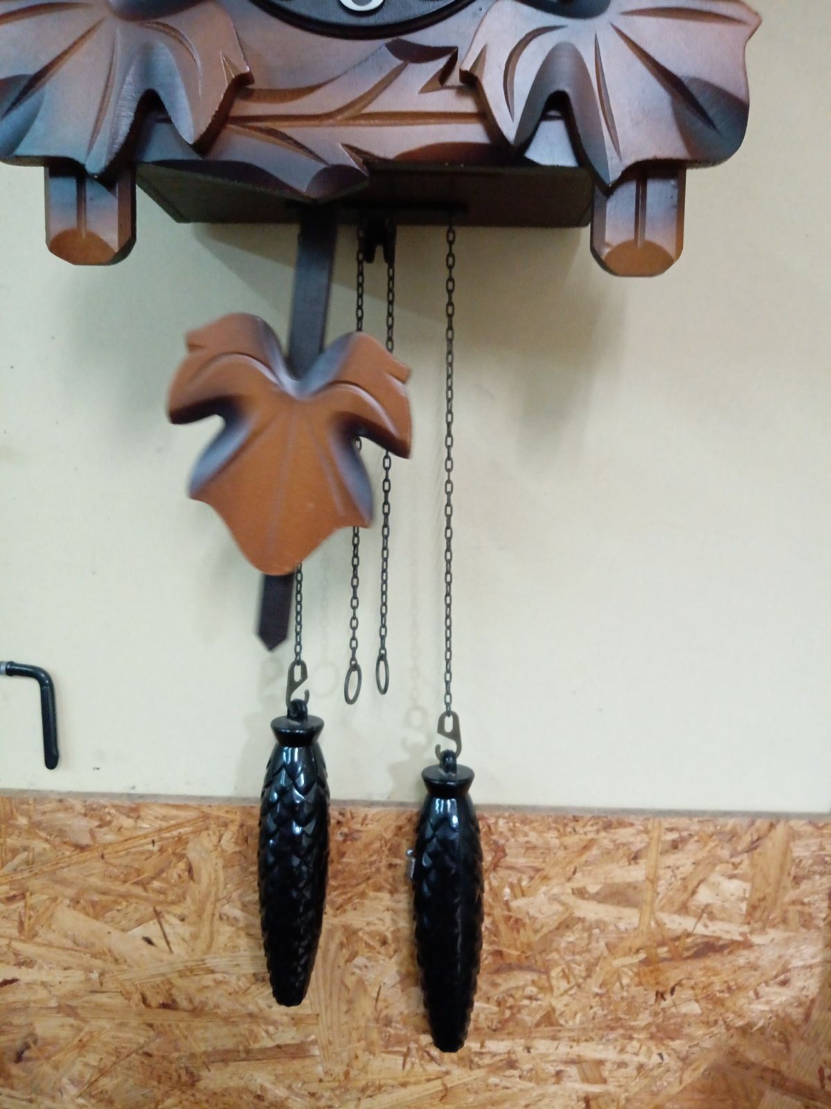 CITIZEN 鳩時計 木製 振り子 壁掛け時計 ハト時計 クォーツ リズム時計