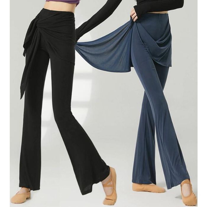 ダンス パンツ パンタロン ロング パンツ レイヤード着 ヒップ