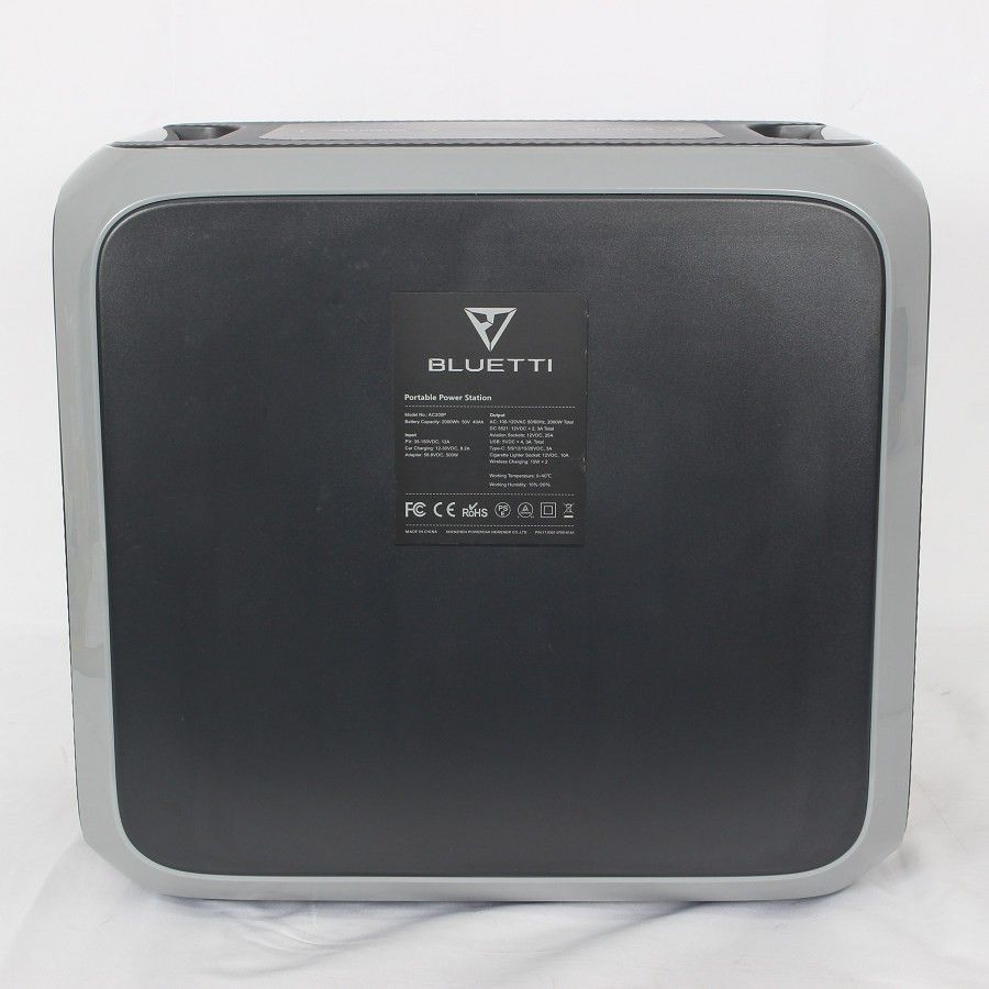 美品】BLUETTI ポータブル電源 AC200P 2,000Wh/2,000W 超大容量 ブルー  