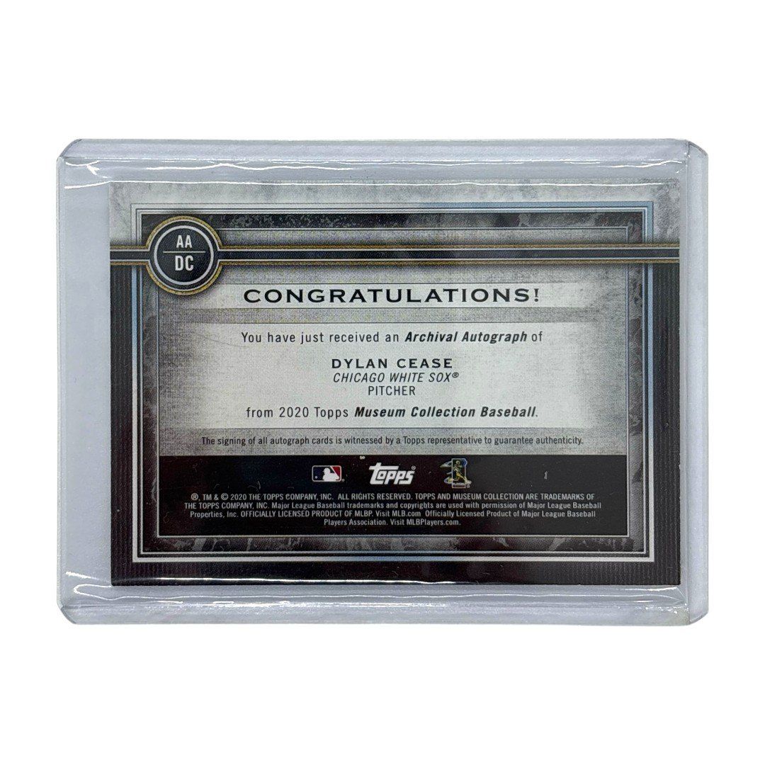 TOPPS MLBカード MUSEUM COLLECTION DYLAN CEASE CHICAGO WHITE SOX 14/50 #AA-DC 送料無料 中古 IT1 s-l1600.jpg