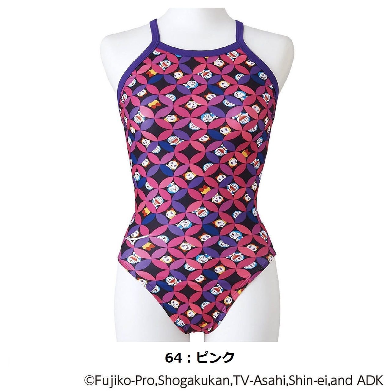 ミズノ ドラえもん 水着  タグ付き MIZUNO ミズノ ジュニア キッズ・子供 水泳 競泳水着 ドラえもん