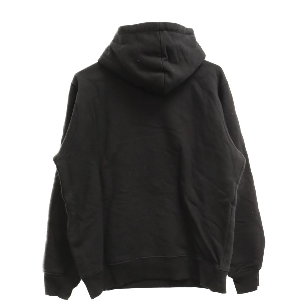 Dior HOMME (ディオールオム) 20SS×DANIEL ARSHAM Logo Print Hoodie 023J605C0531 ダニエル  アーシャム モルトンコットンフーディ スウェットプルオーバーパーカー ブラック