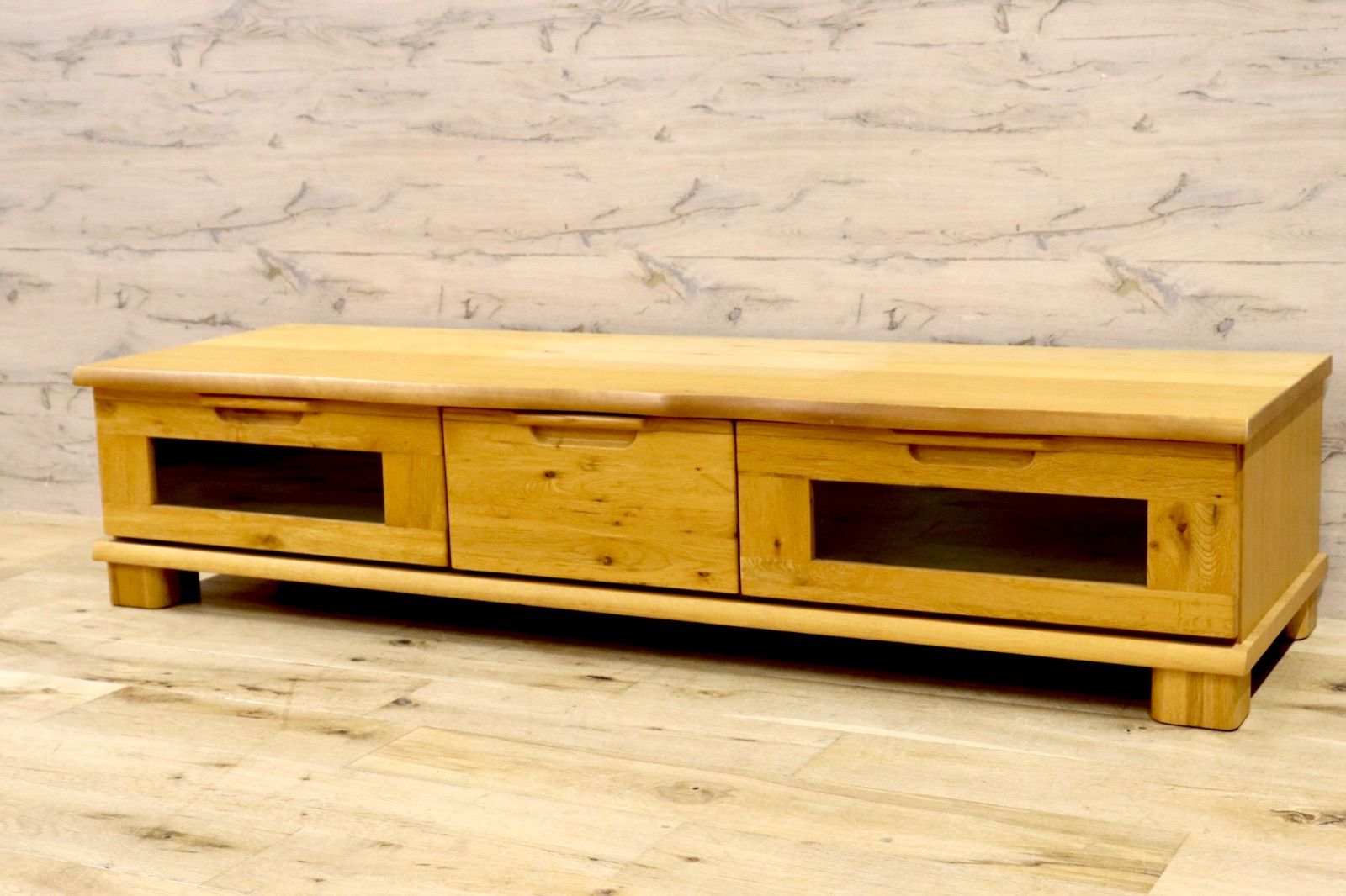 GMIH260○起立木工 | KIRITSU FURNITURE D-OAK TVボード AVボード ローボード リビング収納 オーク無垢材 ナチュラル 北欧スタイル