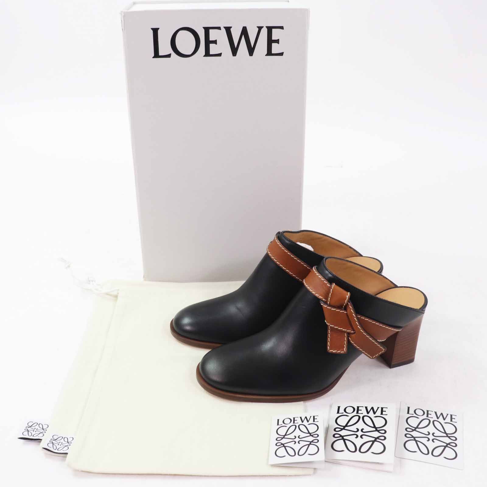 未使用品◎LOEWE ロエベ GATE MULE 70 ゲート ミュール レザー