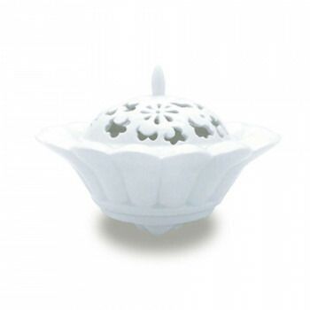 日本香堂 香炉 白磁 華香炉 有田焼 79166