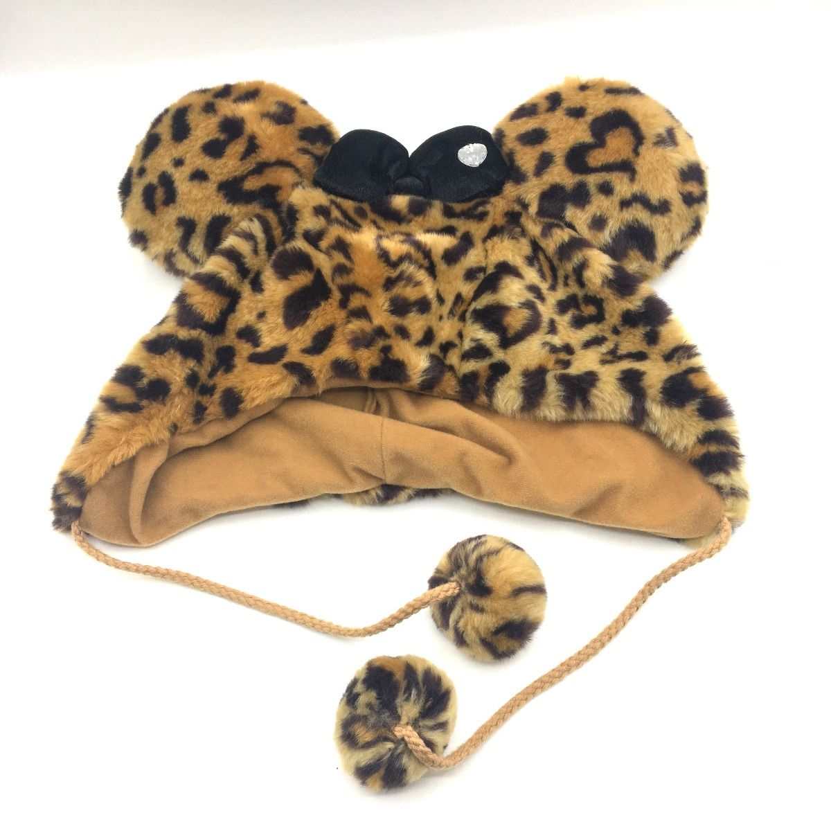 ディズニー ミニー ファンキャップ ヒョウ柄 帽子 ディズニー ミニー