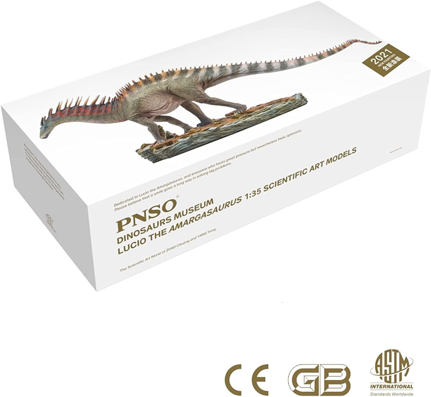 PNSO 1/35 サイズ アマルガサウルス 2021新塗装 恐竜 リアル 