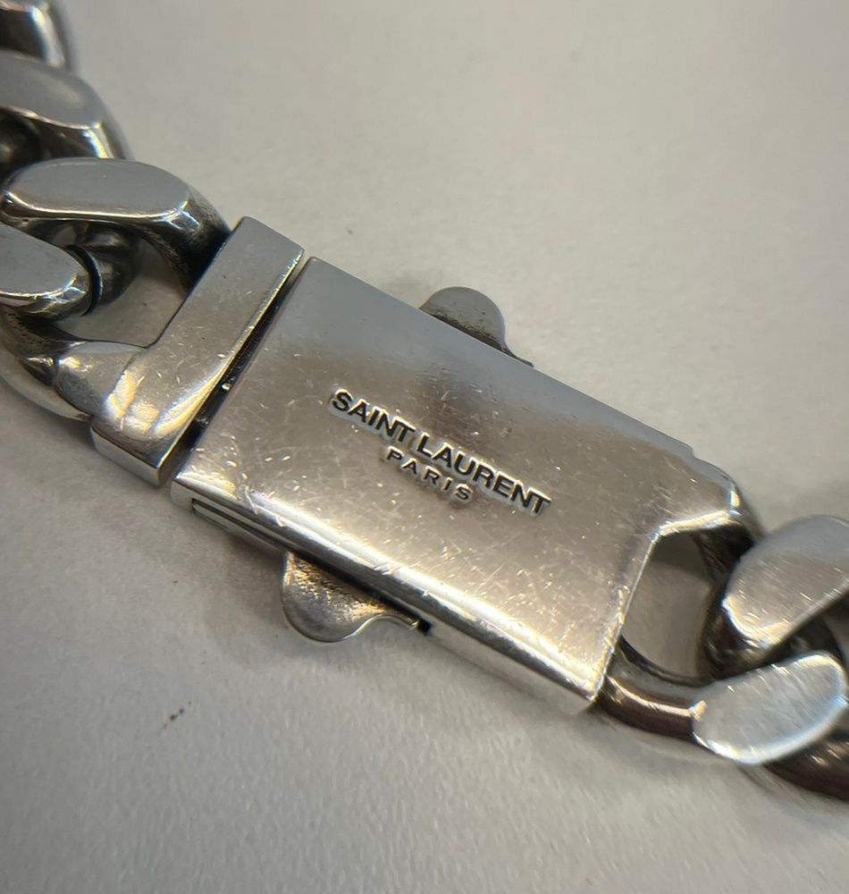 サンローラン Saint Laurent METAL CURB CHAIN NECKLACE メタルカーブ
