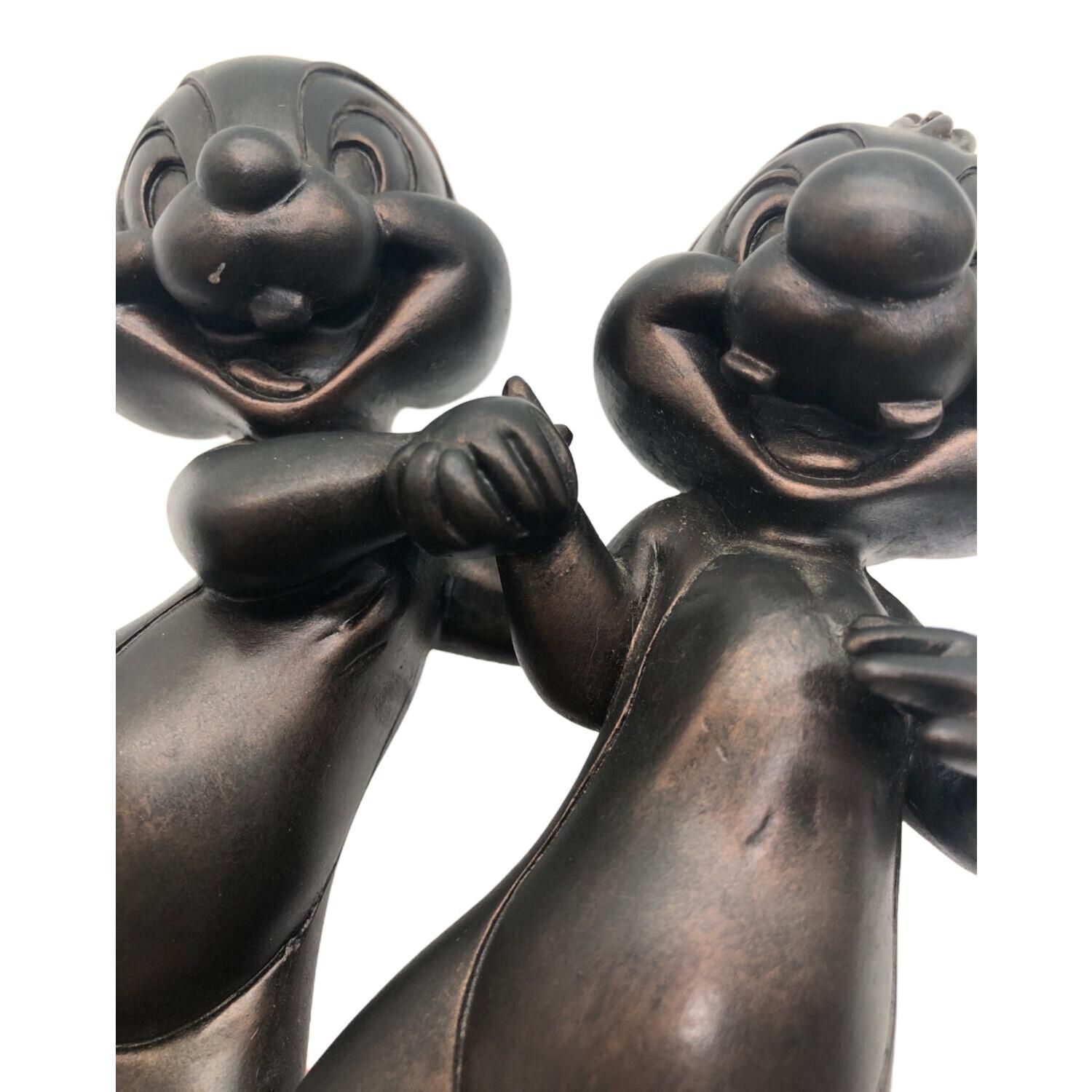 激レア★チップとデール Chip＆Dale チップ＆デール ブロンズ像 チップとデール ブロンズ像 Disney Chip＆Dale チップ＆デール