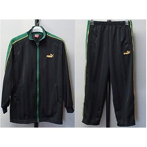プーマ PUMA トレーニングウェア上下セット 120cm 900315 - 900316 08 ブラック×アマゾン