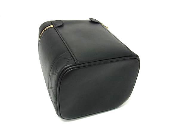 CHANEL シャネル バニティバッグ ビコローレ - ブラック レザー