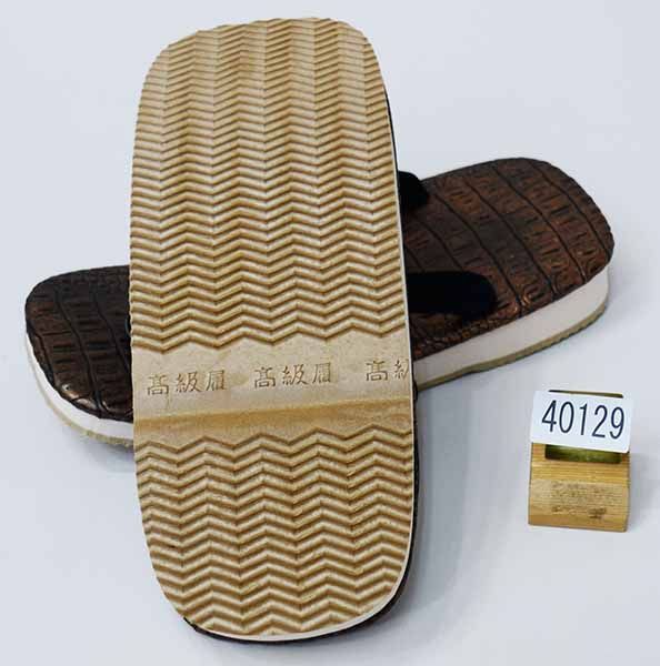 雪駄 男性用 蛇柄風合 ワニ柄風合 鱗柄風合 Lサイズ/LLサイズ 25cm/26cm 茶色地 NO40129