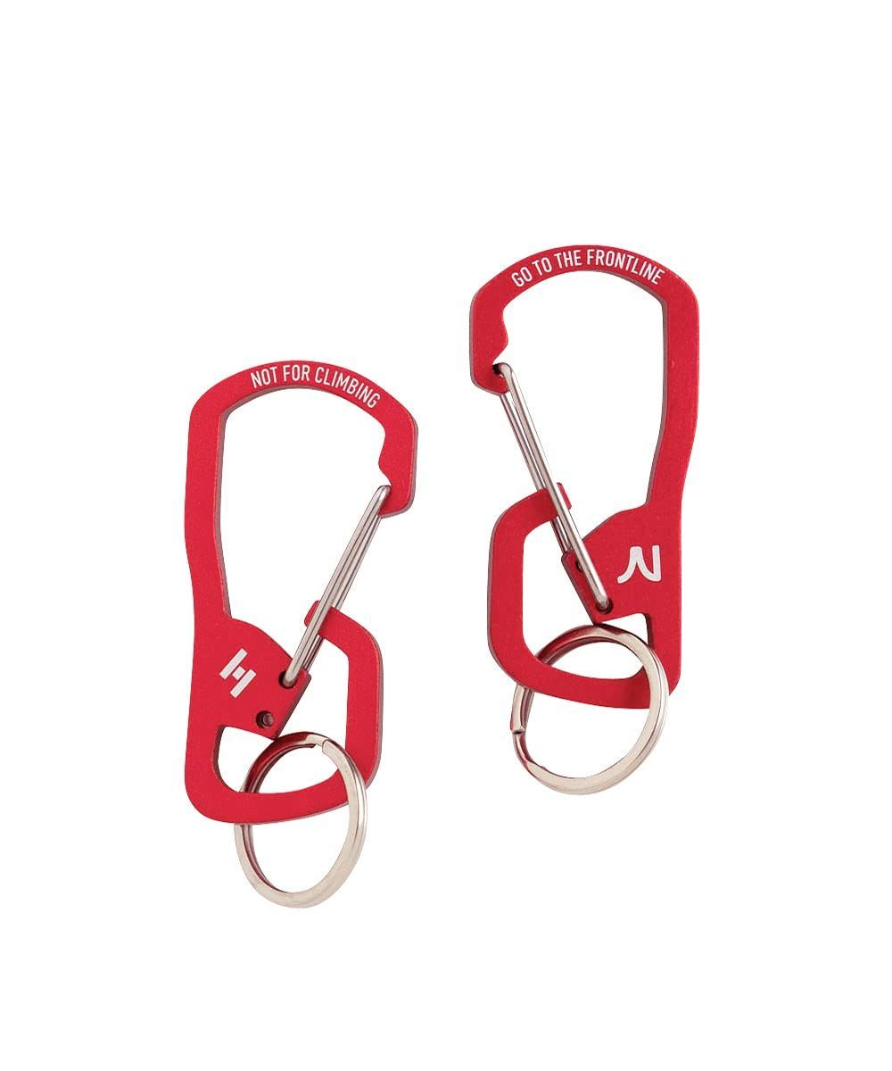 【特価商品】リング付き カラビナ 鍵 別注ツールーム COLOR キーホルダー SPECIAL CARABINER 2ROOMS キーリング ナコタ×シー CIE × 2個セット nakota [ナコタ]