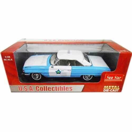 SUN STAR 1964 Ford Galaxie 500 1/18 ブルー フォード