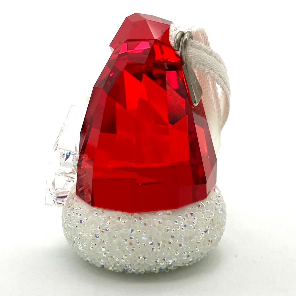 スワロフスキー Swarovski 0 Holiday イヌとサンタハット 