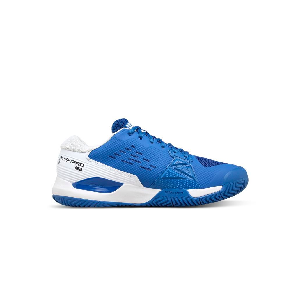 ウイルソン Wilson テニスシューズ メンズ RUSH PRO ACE D V Blue Wh ラッシュプロ エース オールコート WRS335360U