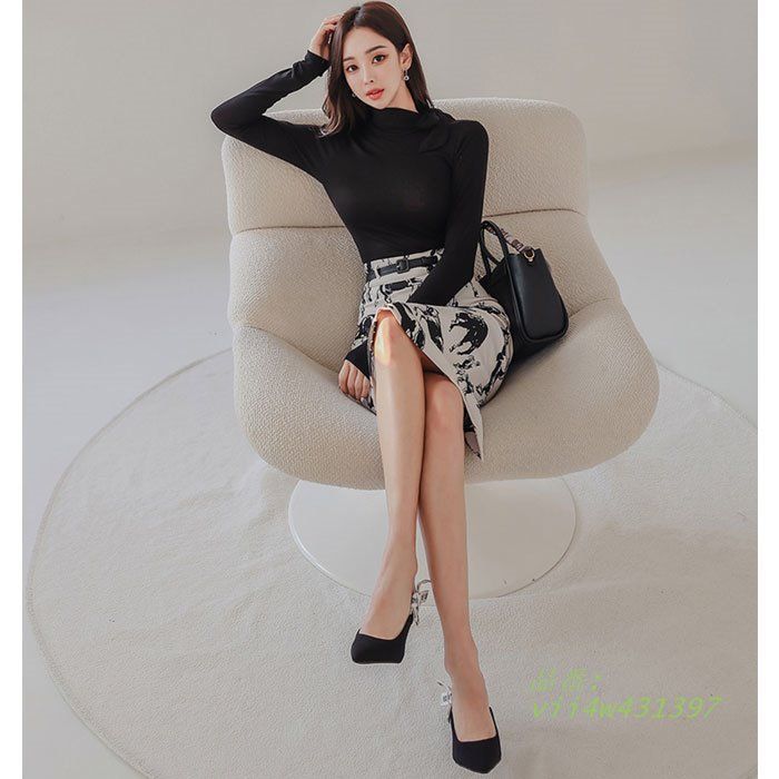 ストレッチ長袖トップス