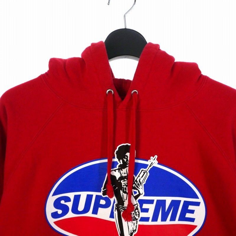 SUPREME HYSTERIC GLAMOUR パーカー Lレッド Supreme®/HYSTERIC GLAMOUR Thermal Lined Zip Up Hooded